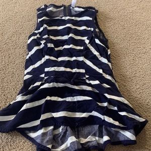Striped Peplum Blouse